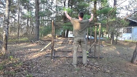 Organic Garden Work & Building Walk In Chicken Coop