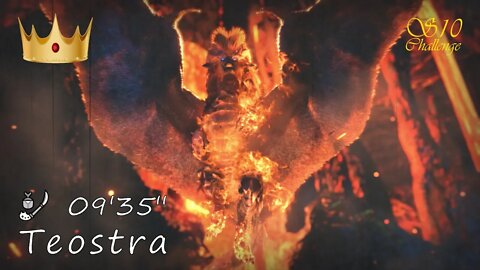 Teostra (09'35'') [Small Gold Crown] - S10 Challenge | Insect Glaive | Monster Hunter Rise