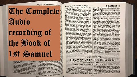 1st Samuel: Satan hates the word of God! Audio book