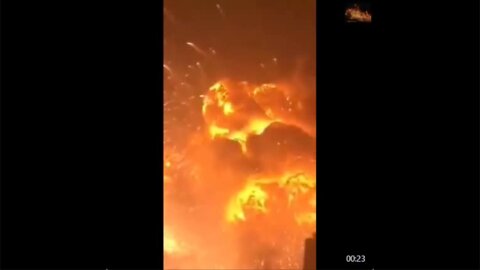 Massive Gas Station Explosion