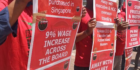 SOUTH AFRICA - Cape Town - Nehawu workers at the Robben Island Museum have embarked on a strike following a deadlock in wage negotiations (video) (F2d)