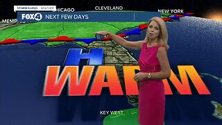 Warm, dry weekend with near record highs