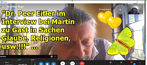 „Dr. Peer Eifler im Interview bei Martin zu Gast in Sachen Glaube, Religionen, usw.!!!" ...