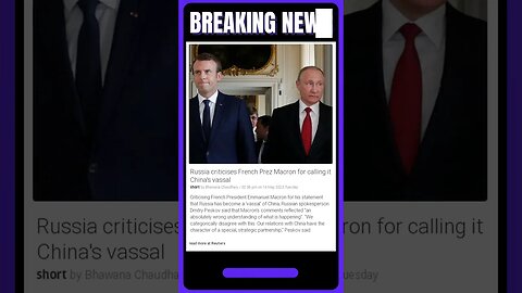 Macron Stirs Debate in US with Controversial 'Vassal' Claim About Russia-China Relations