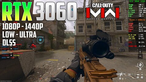 Call Of Duty: Modern Warfare 3 on the RTX 3060 | 1440p - 1080p | Ultra & Low | DLSS