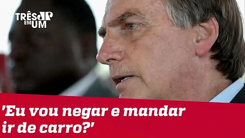 Bolsonaro admite uso de aeronave da FAB pela família e questiona: 'vou mandar ir de carro?'