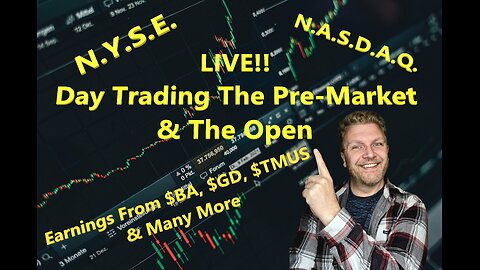 LIVE DAY TRADING | Trading Premarket and the Open | S&P 500, NASDAQ, NYSE |