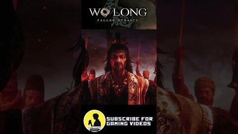 WO LONG FALLEN DYNASTY, GAME INTRO PART 1 #WoLongFallenDynasty #shorts #gameplay #xbox #actionrpg