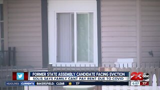 Former state assembly candidate fighting against eviction, citing eviction moratorium