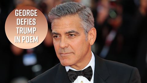 George Clooney pens poem in support of NFL players