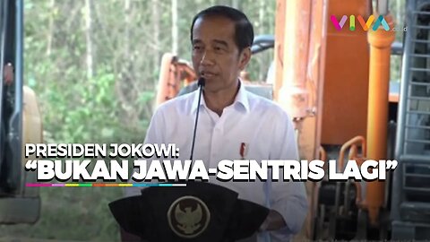 Jokowi Groundbreaking Training Center di IKN: Dulu Jawa-sentris, Sekarang Indonesia Sentris