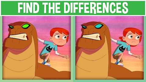 Puzzle Quiz Game | Find The Differences #3 Guess The Cartoon Network Special "BEN10"