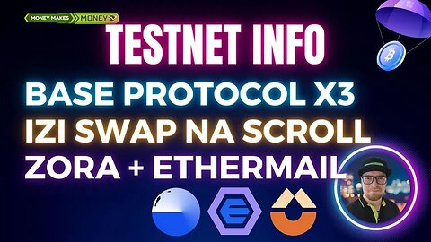 ✅ TESTNET Info - Base Goerli - Odos AstroFi BaseNames + ZORA + iZi Swap na SCROLL MintDAO EtherMail