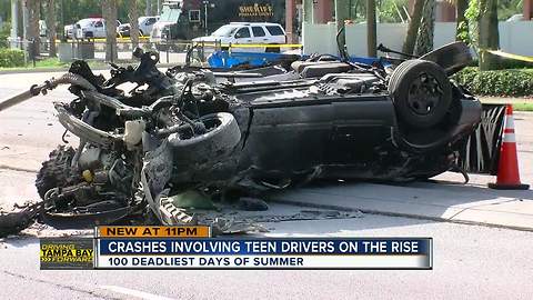 Teen-driver involved crashes increase in summer months, according to AAA | Driving Tampa Bay Forward