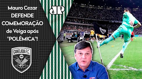 "ISSO AÍ É UMA BESTEIRA COLOSSAL! Gente, o Veiga..." Mauro Cezar DEFENDE comemoração após "POLÊMICA"