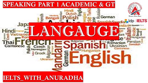 LANGAUGE IELTS SPEAKING PART 1.