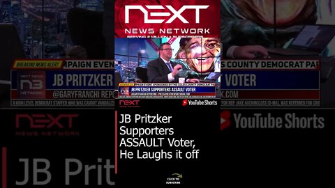 JB Pritzker Supporters ASSAULT Voter, He Laughs it off #shorts