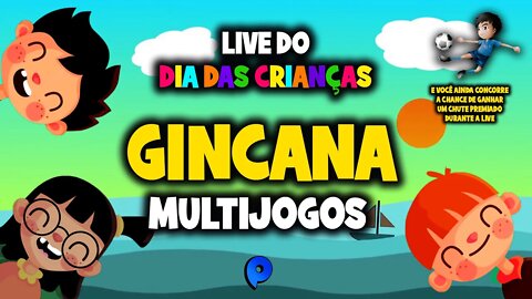 Live dia das crianças - Gincana e multijogos