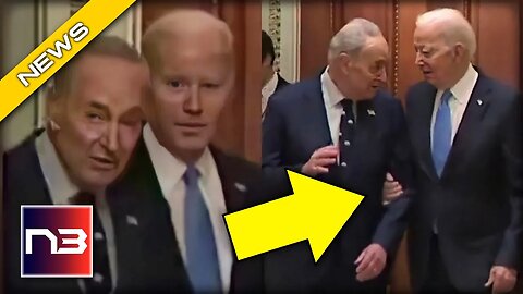 "Sad to Watch": Disturbing Video Catches Biden Clinging to Schumer