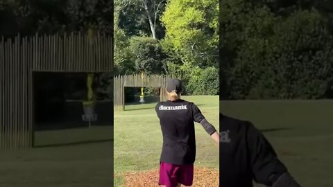 AMAZING Disc Golf Throw #SHORTS