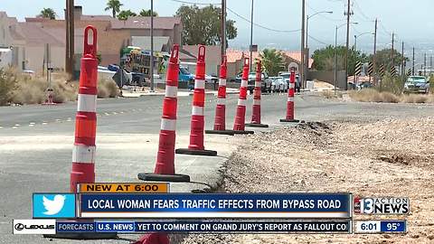 HAUL ROAD HELL: Las Vegas woman fears truck traffic effects from new bypass road