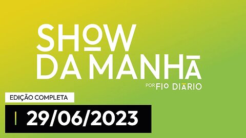 SHOW DA MANHÃ - PARTICIPAÇÃO DE EDUARDA CAMPOPIANO E PASTOR ANDERSON SILVA - 29/06/23