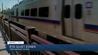 RTD holding meetings on quiet zones