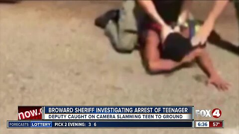 A Florida deputy is under investigation after viral video appears to show him slamming teen's head into the ground