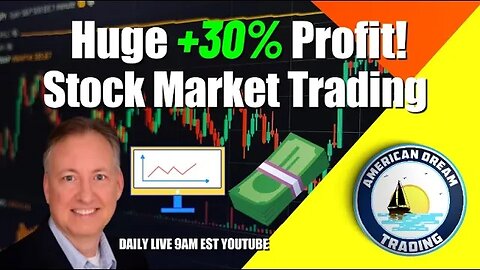 Huge +30% Profit - VIP Members Stock Market Trading Success