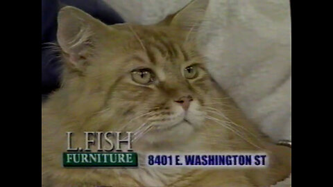 September 14, 2003 - L. Fish Furniture Ad & Rhori Johnston WTHR News Bumper