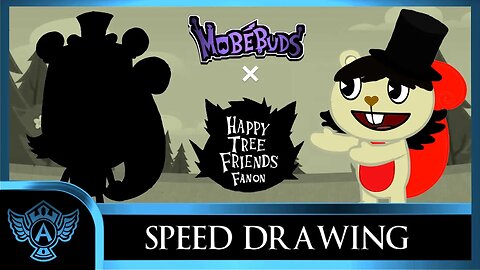 Speed Drawing: Happy Tree Friends Fanon - Axon | Mobebuds Style