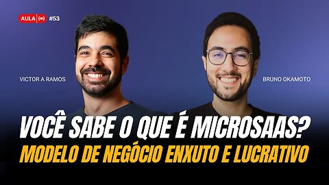 Aula 53 - Você Sabe o Que é MicroSaaS?