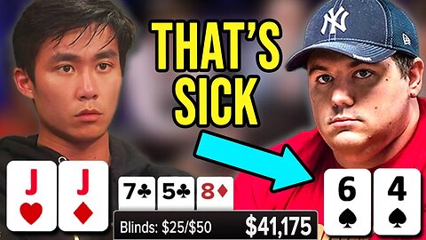 Rampage PUMMELED by Shaun Deeb's Straight | Poker Hand of the Day presented by BetRivers