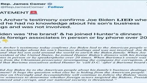 HUNTER BIDEN LIES THROUGH HIS TEETH IN CLOSED-DOOR TESTIMONY 2-28-24 TOWNHALL