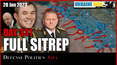 [ Ukraine SITREP ] Day 331 (20/1): Zaporizhzhia Winter Offensive; Huge Russian advance S of Bakhmut