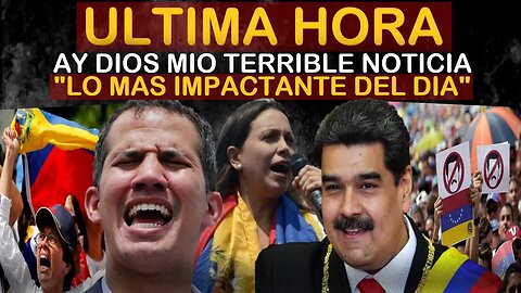 🔴SUCEDIO HOY! URGENTE HACE UNAS HORAS! MIRALO ANTES QUE LO BORREN - NOTICIAS VENEZUELA HOY