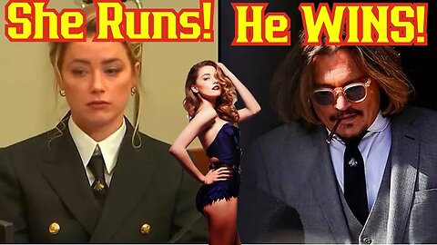 Amber Heard FLEES Hollywood! Leaves Country After LOSING Johnny Depp Trial!