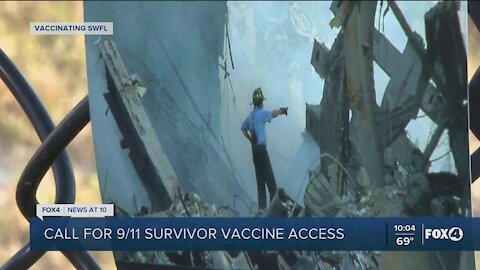 9/11 survivors calling for vaccine access