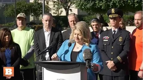 Congresswoman Kat Cammack Speaks At The National Police Week Press Conference with Leader McCarthy