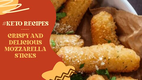 KETO Mozzarella Sticks | KETO Recipes | Easy Recipes