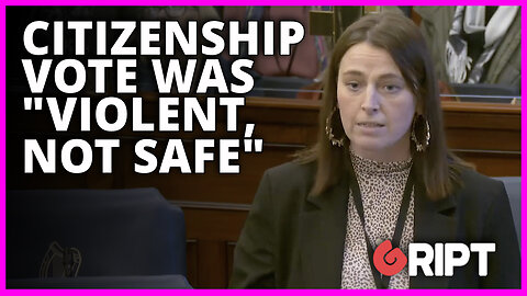 Sen Lynne Ruane says the 2004 Citizenship Vote was "Violent, Not Safe"