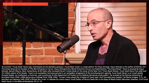 Yuval Noah Harari | "Tenth Commandments Endorses Slavery. There Is An Endorsement of Slavery In the Ten Commandments. God Is OK With People Owning Slaves He's Just Angry If You Just Covet the Slave of Your Neighbor."