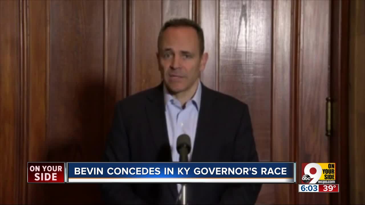 Bevin concedes Ky. governor's race to Beshear