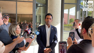 Vivek Ramaswamy Speaks To Press In Springfield, Ohio