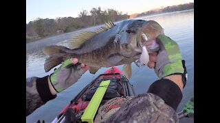 21" Smallmouth Kayak Fishing and More