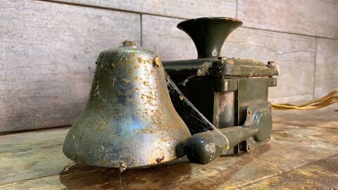 Antique Alarm Bell Restoration. Making a Copper Bell.