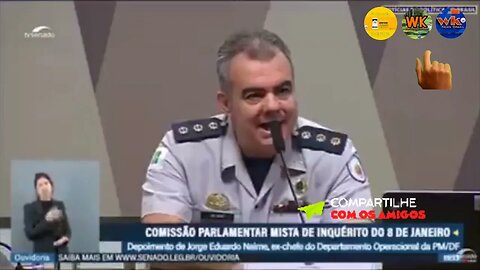 Coronel Naime rebate acusações do Senador do PT sobre as omissões dos atos do dia 8/1