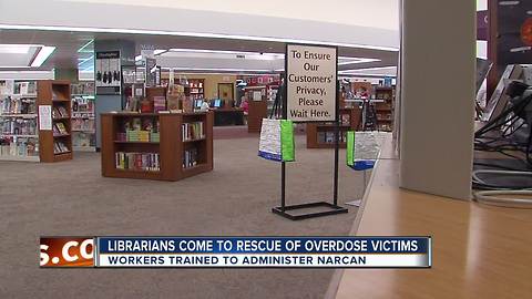 Librarians come to rescue of overdose victims