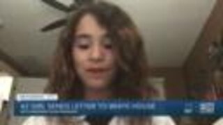 Arizona girl sends letter to White House