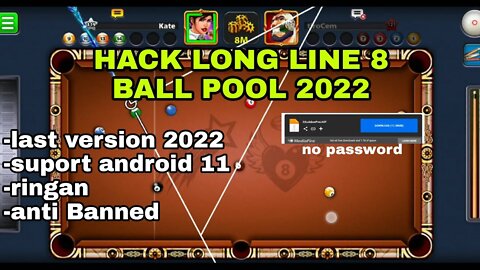 HACK long line 8ball pool suport android 11 | cit garis panjang new 2022